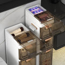 GobekUsa Crevice Storage Rack Multi-Layer Drawer Organizer for Bathroom, Kitchen, and Car