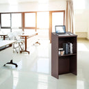 Wooden Floor Standing Podium Speaking Lectern by LJGDeals