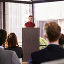 Wooden Floor Standing Podium Speaking Lectern by LJGDeals