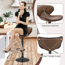 Set of 2 Adjustable Bar Stools Swivel Bar Chairs Pub Kitchen by LJGDeals