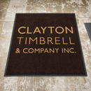 Custom Sized Vinyl Back Coco Coir Entrance Mats in Colors