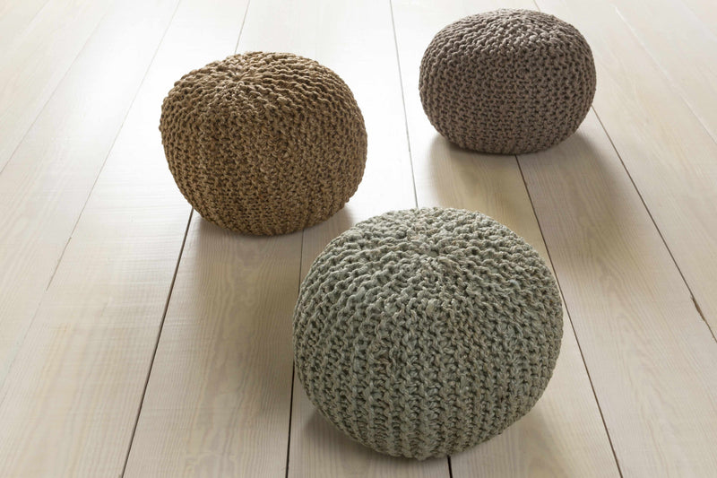 Merrittstown Cotton Knitted Pouf