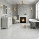 Brushed Aluminum Baroque Bathroom Vanities 47 1/2x21 1/2