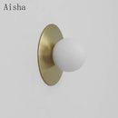 GobekUsa Circular Wall Lamp: Nordic Designer Sconces for Stylish Home Decor