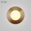 GobekUsa Circular Wall Lamp: Nordic Designer Sconces for Stylish Home Decor