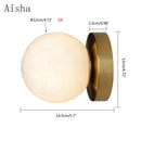 GobekUsa Circular Planet Wall Lamp: 3D Lunar Sconces for Home, Bedside, Background Wall