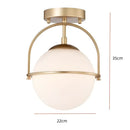 GobekUsa Glass Ball Suspension Ceiling Light for Living Room