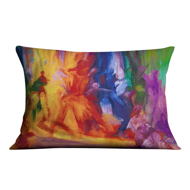 Brushed Collage Cushion