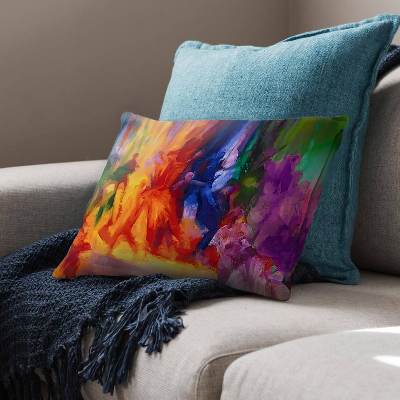 Brushed Collage Cushion