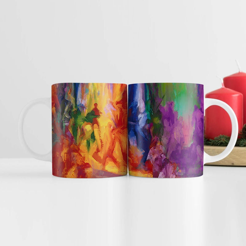 Brushed Collage Mug