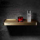 GobekUsa Brushed Gold Bathroom Corner Shelf Wall-Mounted Storage Organizer