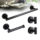 GobekUsa Brushed Gold Bathroom Hardware Set: Towel Holder, Paper Holder, Robe Hook