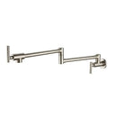 GobekUsa Brushed Gold Kitchen Pot Filler Faucet Wall Mount Single Cold Foldable Spout