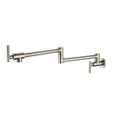 GobekUsa Brushed Gold Kitchen Pot Filler Faucet Wall Mount Single Cold Foldable Spout