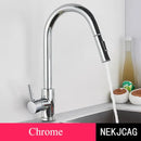GobekUsa Brushed Gold Kitchen Faucet with 360° Rotating Spout and Two Outlet Modes