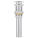 Brushed gold pop-up drain stopper 2-pack – bathroom sink drains by Decorbites