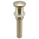 Brushed gold pop-up drain stopper 2-pack – bathroom sink drains by Decorbites
