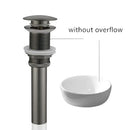 Brushed gold pop-up drain stopper 2-pack – bathroom sink drains by Decorbites