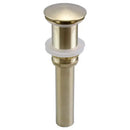 Brushed gold pop-up drain stopper 2-pack – bathroom sink drains by Decorbites