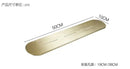 GobekUsa Brushed Gold Bathroom Storage Rack - Mirror Front Toiletries Organizer