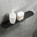 GobekUsa Brushed Gold Bathroom Storage Rack - Mirror Front Toiletries Organizer