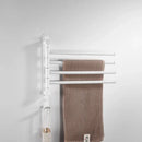 GobekUsa Brushed Gold Swivel Towel Hanger Total Brass Wall Mounted Bathroom Towel Bar