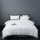GobekUsa Brushed Hotel Style Bedding Sets - Solid Color Duvet Set, Skin Friendly, Single Double