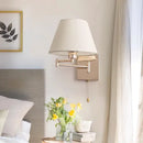 GobekUsa Adjustable Rocker Arm Wall Lamp for Living Room, Bedroom & Study