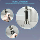 GobekUsa Brushed Nickel Kitchen Faucet Pull Out Mixer Tap Swivel Water Outlet