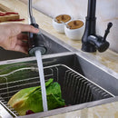 GobekUsa Brushed Nickel Pull Out Kitchen Faucet Single Lever Sprayer