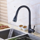 GobekUsa Brushed Nickel Pull Out Kitchen Faucet Single Lever Sprayer