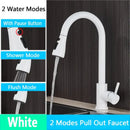 GobekUsa Brushed Nickel Pull Out Kitchen Faucet with Flexible Stream Sprayer Head