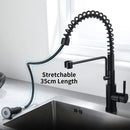 GobekUsa Brush Nickel Sensor Kitchen Faucet | Stainless Steel Smart Induction Tap with Touch Control
