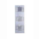 GobekUsa Brushed Nickel Thermostatic Mixer Valve for Three Handle Shower Control