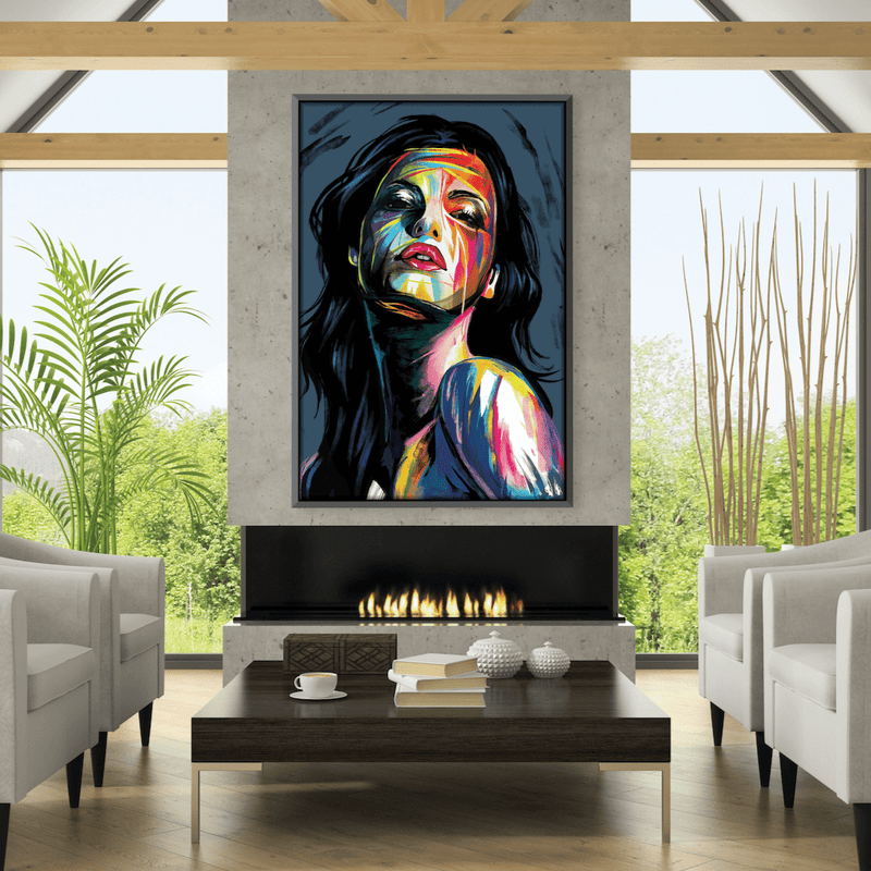 Brushwork Woman Canvas