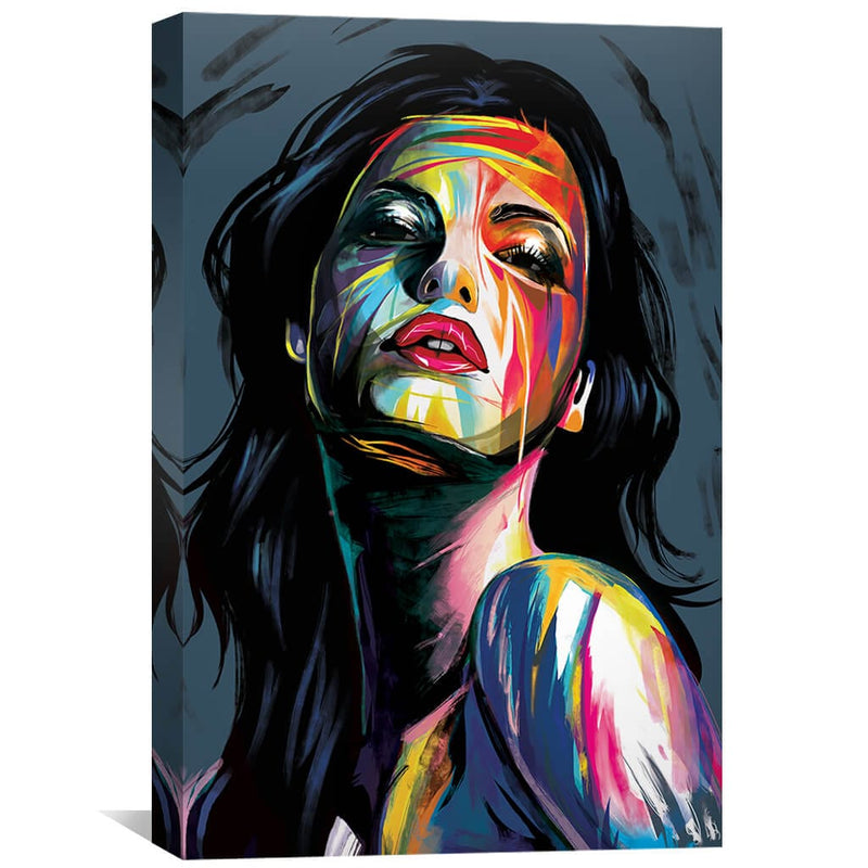 Brushwork Woman Canvas