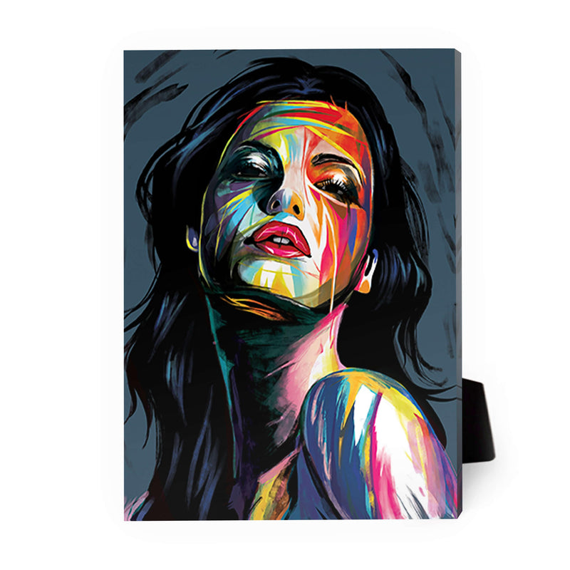 Brushwork Woman Desktop Canvas