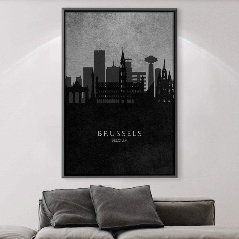 Brussels-Skyline Canvas