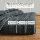 100% Cotton Woven Texture Bath Towel Set - Marbella Collection by Great Bay Home