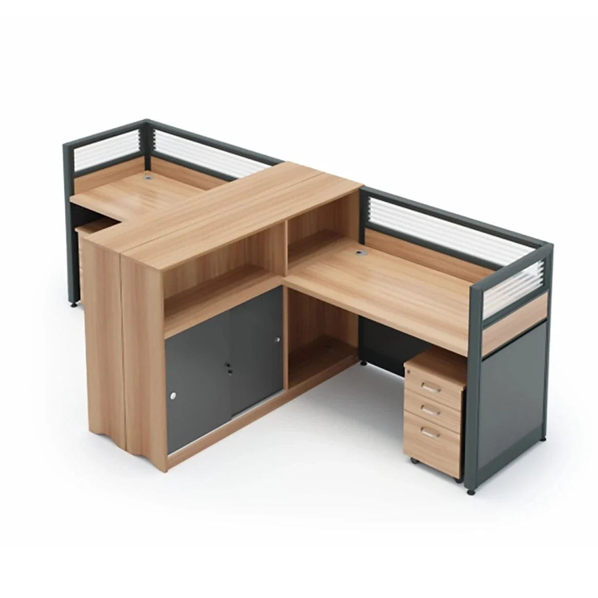 Brynn · L-Shaped Cubicle Workstation, photo 7 of 18