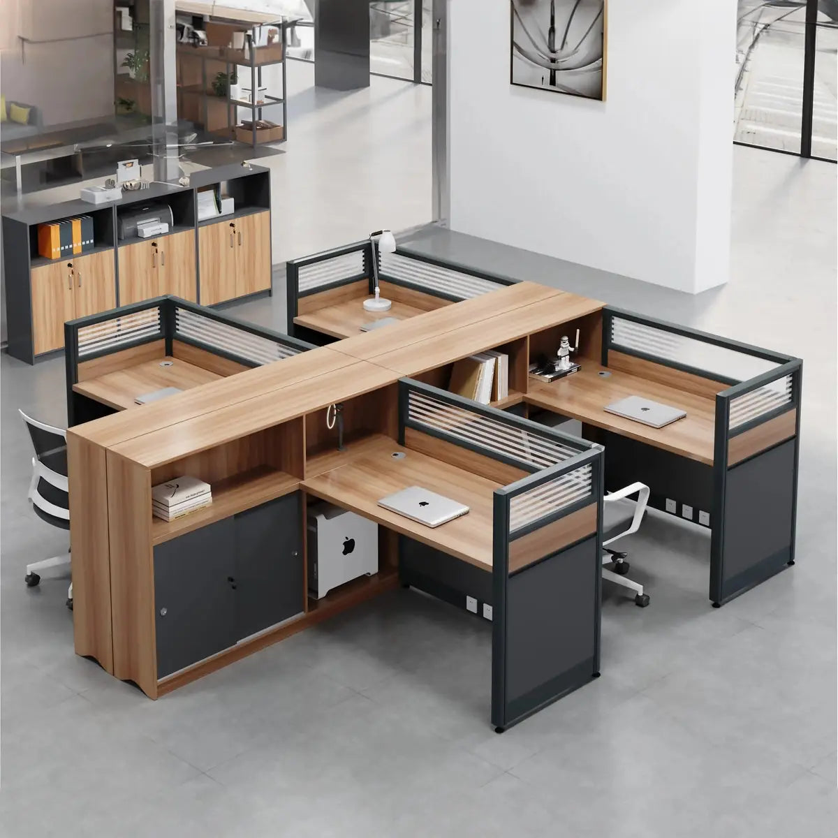 Brynn · L-Shaped Cubicle Workstation, photo 11 of 18