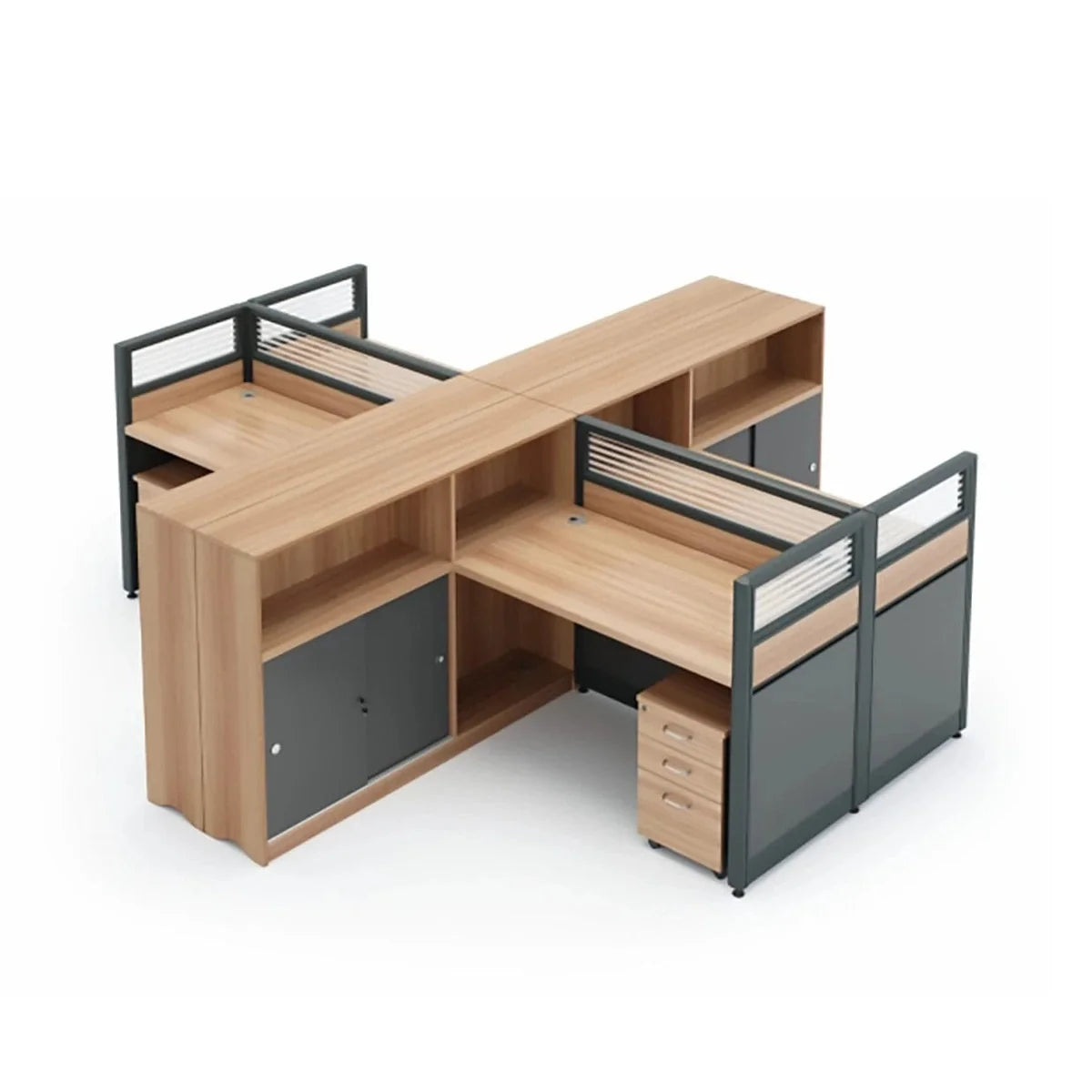 Brynn · L-Shaped Cubicle Workstation, photo 12 of 18