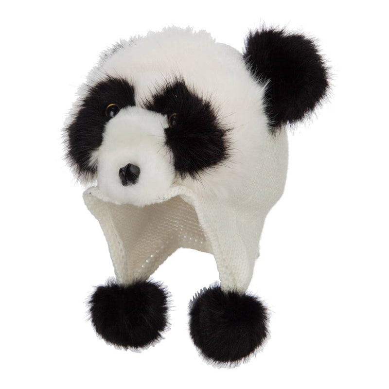 Kid's Faux Fur Knit Animal Hat