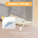 Vertical Lifting Baby Bedrail Guard with Lock-Gray by LJGDeals