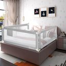 76.8 Inch Baby Bed Rail with Double Safety Child Lock by DirectDeals