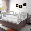 76.8 Inch Baby Bed Rail with Double Safety Child Lock