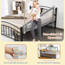 76.8 Inch Baby Bed Rail with Double Safety Child Lock