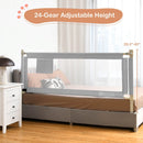 76.8 Inch Baby Bed Rail with Double Safety Child Lock