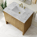 James Martin Hudson 36" Single Bathroom Vanity, Light Natural Oak