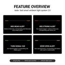 TESERY NeuroLight丨Model 3/Y Dashboard RGB Lights with Integrated BSD System